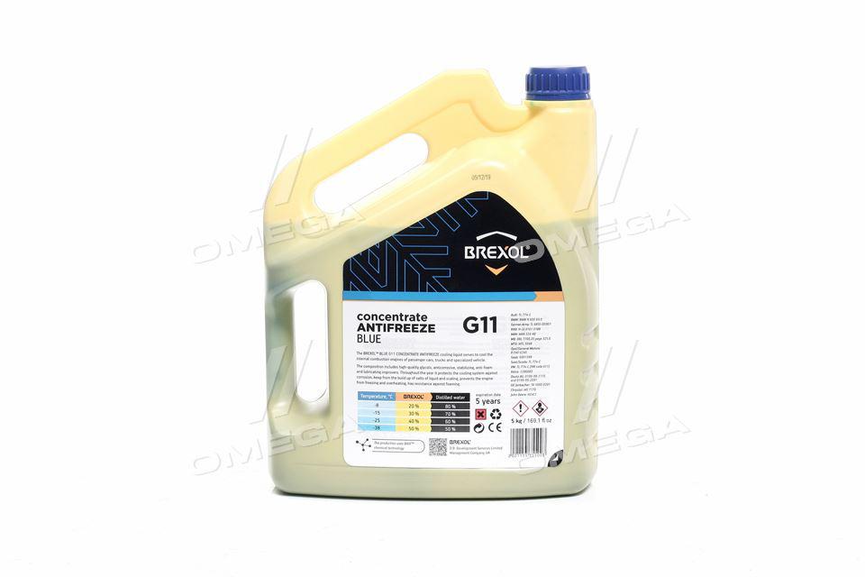 Антифриз <brexol> blue concentrate g11 (-80c) 5kg BREXOL