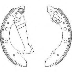 Комплект тормозных колодок REMSA 4046.01