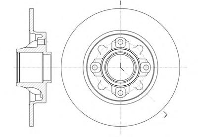 Тормозной диск REMSA 61060.00