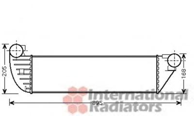 Интеркулер VAN WEZEL 43004397