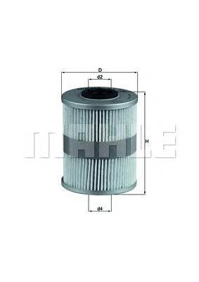 Топливный фильтр MAHLE ORIGINAL