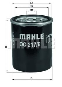 Масляный фильтр MAHLE ORIGINAL OC217/6