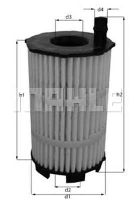 Масляный фильтр MAHLE ORIGINAL