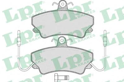 Комплект тормозных колодок, дисковый тормоз LPR 05P452