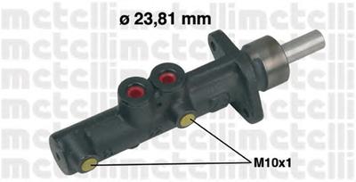 Главный тормозной цилиндр METELLI 05-0308
