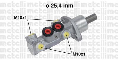 Главный тормозной цилиндр METELLI 05-0604