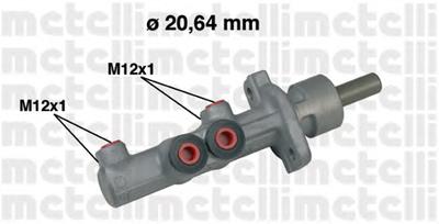 Главный тормозной цилиндр METELLI 05-0493