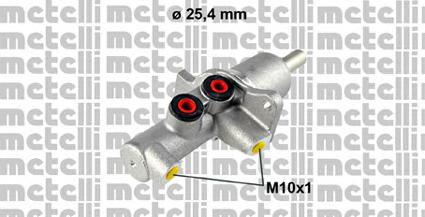 Главный тормозной цилиндр METELLI