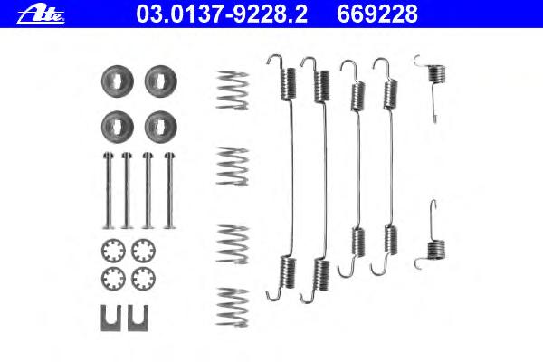 Комплектующие, тормозная колодка ATE