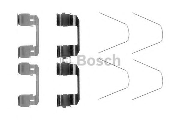 Комплектующие, колодки дискового тормоза BOSCH