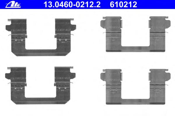 Комплектующие, колодки дискового тормоза ATE
