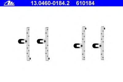 Комплектующие, колодки дискового тормоза ATE 13.0460-0184.2