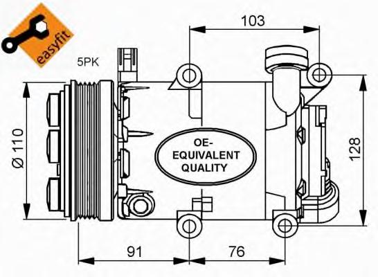 Компрессор, кондиционер NRF