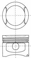 Поршень NURAL 87-501807-10