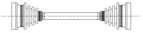 Приводной вал METELLI