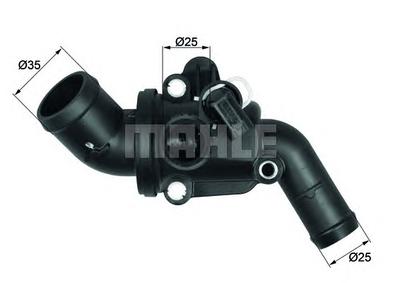 Термостат, охлаждающая жидкость MAHLE ORIGINAL TI 14 87