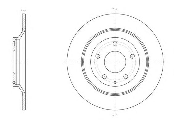 Тормозной диск REMSA