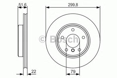 Тормозной диск BOSCH 0986479S32