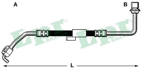 Тормозной шланг LPR