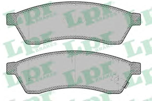 Комплект тормозных колодок, дисковый тормоз LPR
