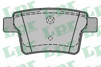 Комплект тормозных колодок, дисковый тормоз LPR 05P1326