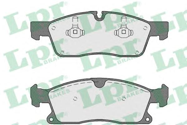 Комплект тормозных колодок, дисковый тормоз LPR