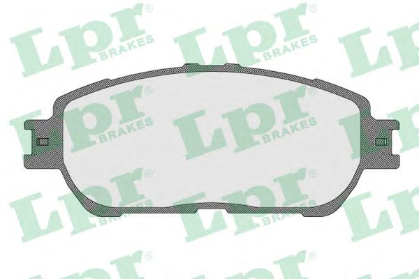 Комплект тормозных колодок, дисковый тормоз LPR