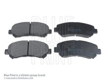 Комплект тормозных колодок, дисковый тормоз BLUE PRINT