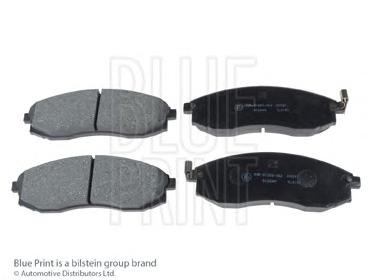Комплект тормозных колодок, дисковый тормоз BLUE PRINT ADN14284