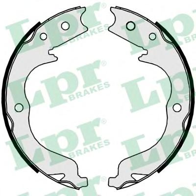 Комплект тормозных колодок, стояночная тормозная система LPR