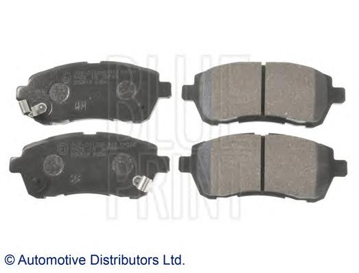 Комплект тормозных колодок, дисковый тормоз BLUE PRINT