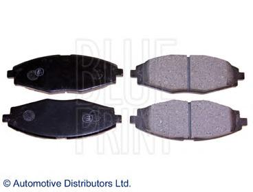 Комплект тормозных колодок, дисковый тормоз BLUE PRINT
