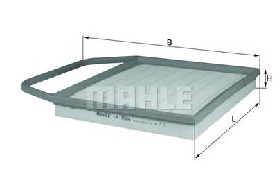 Воздушный фильтр MAHLE ORIGINAL LX1564