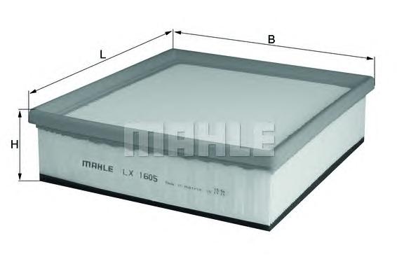 Воздушный фильтр MAHLE ORIGINAL