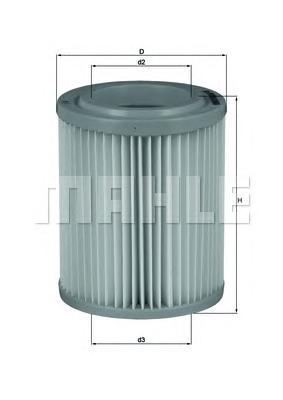 Воздушный фильтр MAHLE ORIGINAL