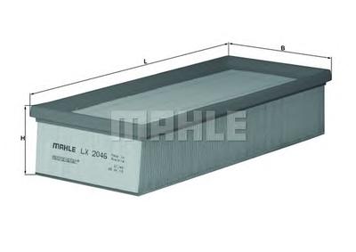 Воздушный фильтр MAHLE ORIGINAL LX2046