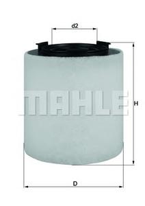 Воздушный фильтр MAHLE ORIGINAL LX2831