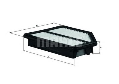 Воздушный фильтр MAHLE ORIGINAL LX3007