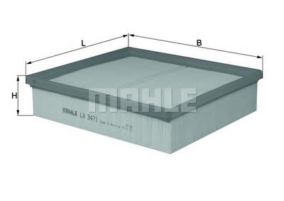 Воздушный фильтр MAHLE ORIGINAL LX3471