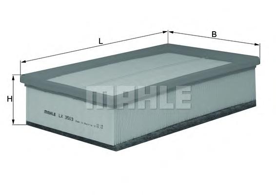 Воздушный фильтр MAHLE ORIGINAL