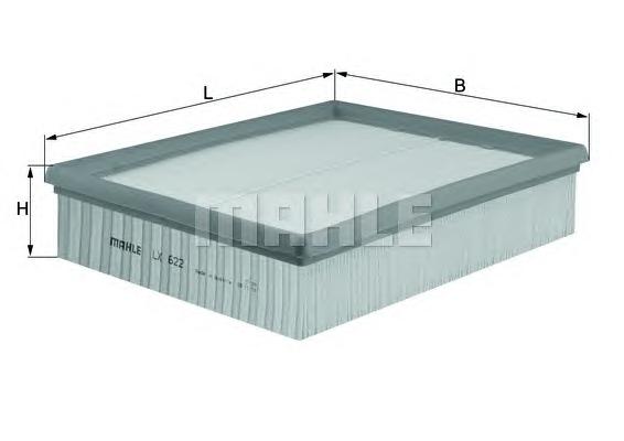 Воздушный фильтр MAHLE ORIGINAL