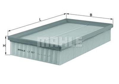Воздушный фильтр MAHLE ORIGINAL LX927