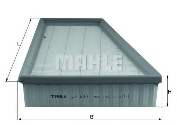 Воздушный фильтр MAHLE ORIGINAL
