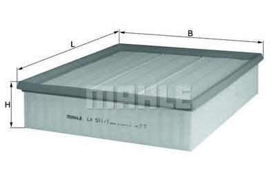 Воздушный фильтр MAHLE ORIGINAL LX511/1