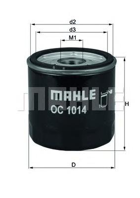 Масляный фильтр MAHLE ORIGINAL