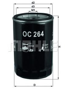 Масляный фильтр MAHLE ORIGINAL OC264