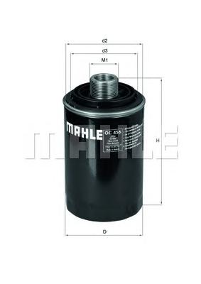 Масляный фильтр MAHLE ORIGINAL