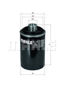 Масляный фильтр MAHLE ORIGINAL