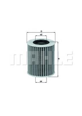 Масляный фильтр MAHLE ORIGINAL