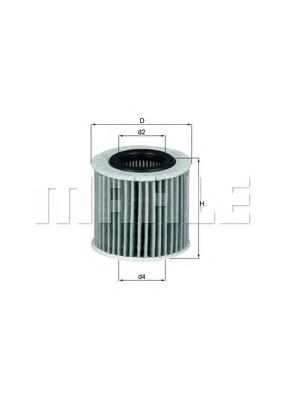 Масляный фильтр MAHLE ORIGINAL